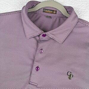 PETER MILLAR Polo Shirt Men XL Stripe Summer Comfort Calusa Pines Golf Club